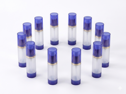 Set of 12 refillable airless cosmetic bottles 30 oz