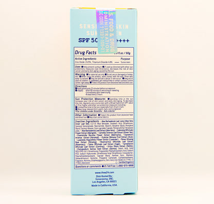 Moisturizer SPF 50+, Mineral , Made in USA, Clearance