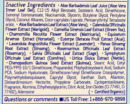Moisturizer SPF 50+, Mineral , Made in USA, Clearance