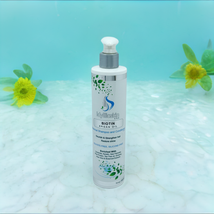 Idyllicskin Clearance-Biotin Argan oil shampoo and SPF 50 Mineral oil Sunscreen Pack