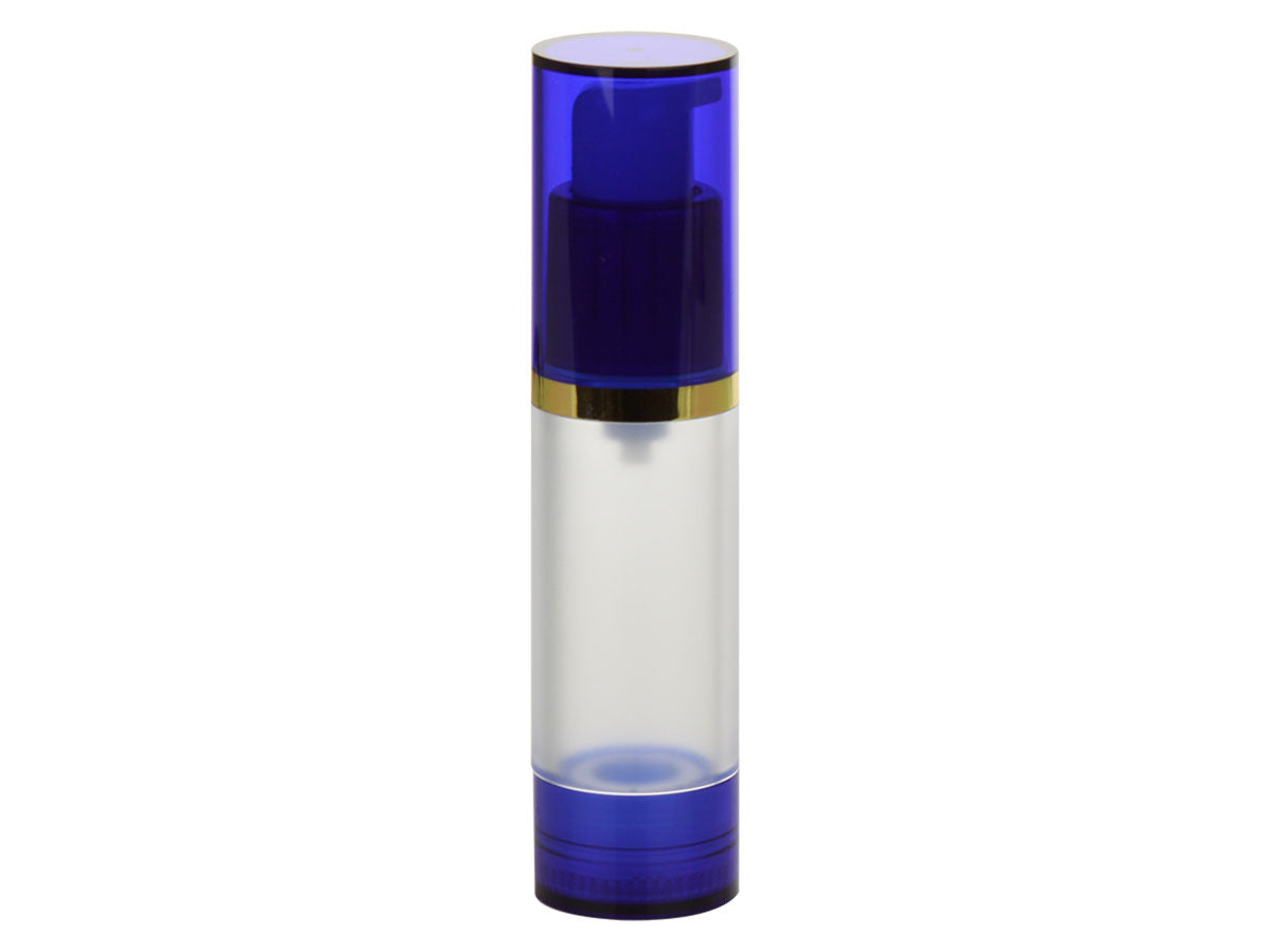 Set of 12 refillable airless cosmetic bottles 30 oz