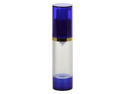Set of 12 refillable airless cosmetic bottles 30 oz